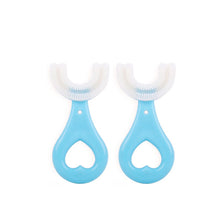 Lade das Bild in den Galerie-Viewer, Baby Zahnbürste/Beißring U-Form aus Silikon