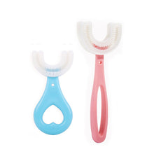 Lade das Bild in den Galerie-Viewer, Baby Zahnbürste/Beißring U-Form aus Silikon