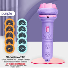Lade das Bild in den Galerie-Viewer, Projektor Taschenlampe für Kinder mit Motiven