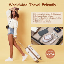 Lade das Bild in den Galerie-Viewer, Handheld Mini Electric Dry Iron 120V/220V Dual-voltage 30S Heat Non-steam Garment Irons for Clothes Portable Lightweight Travel
